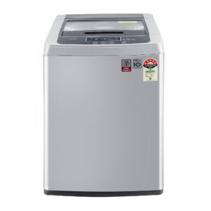LG 6.5Kg Top Load Washing Machine, Smart Inverter Motor, Middle Free Silver