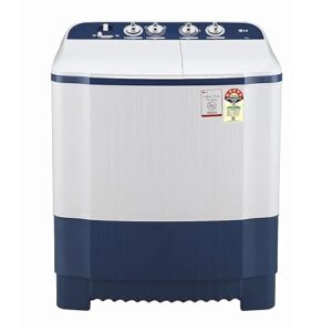 LG 7 Kg 5 Star Semi-Automatic Top Loading Washing Machine Appliance (P7010NBAZ, Dark Blue)