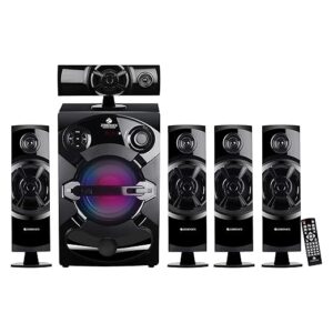 ZEBRONICS Spk- Btrucf 80 Watt 5.1 Channel Wireless Bluetooth Multimedia Speaker (Black)